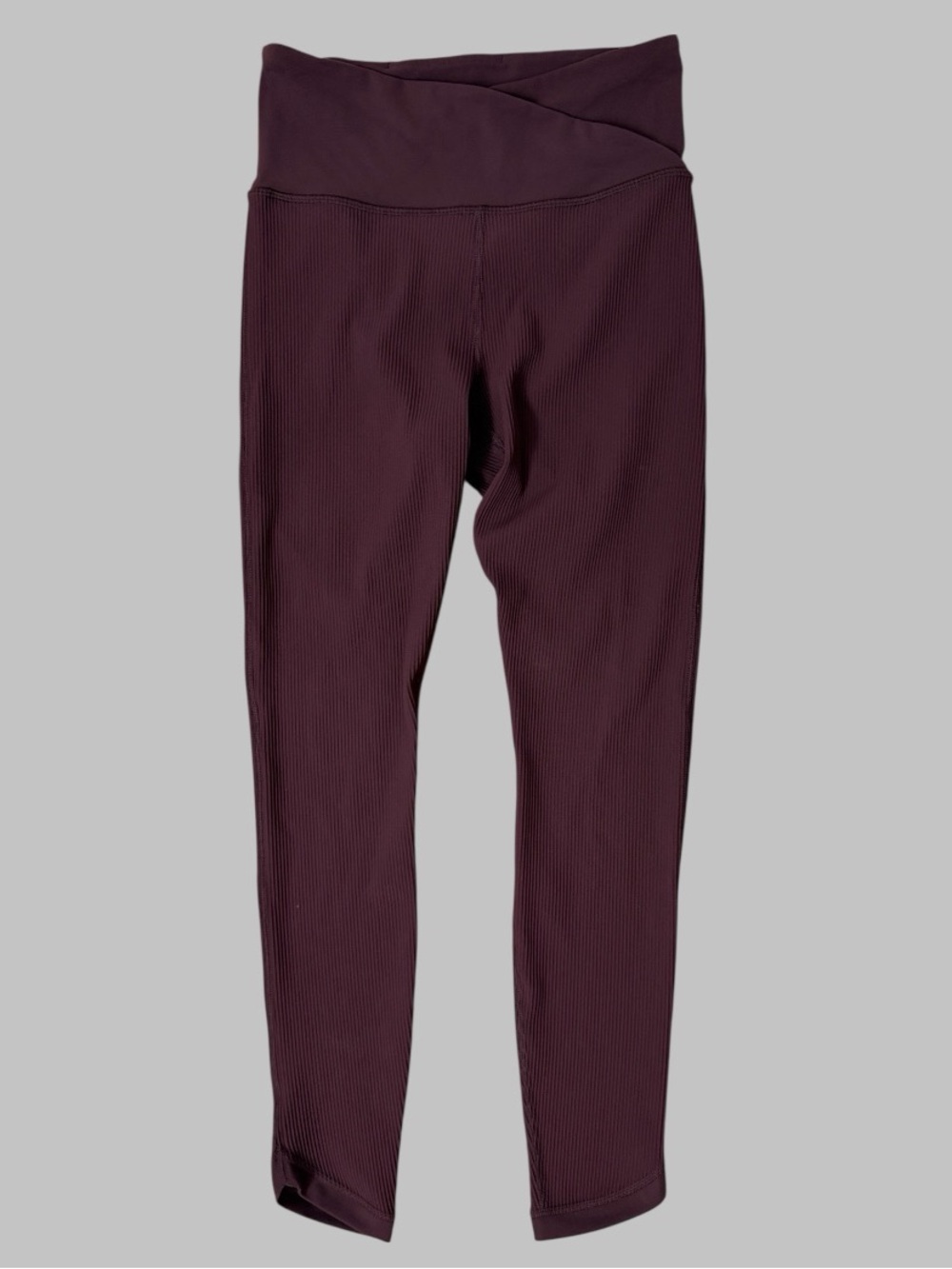 Athleta Elation Crossover Ribbed 7/8 Tight Leggings - Picture 3 of 6